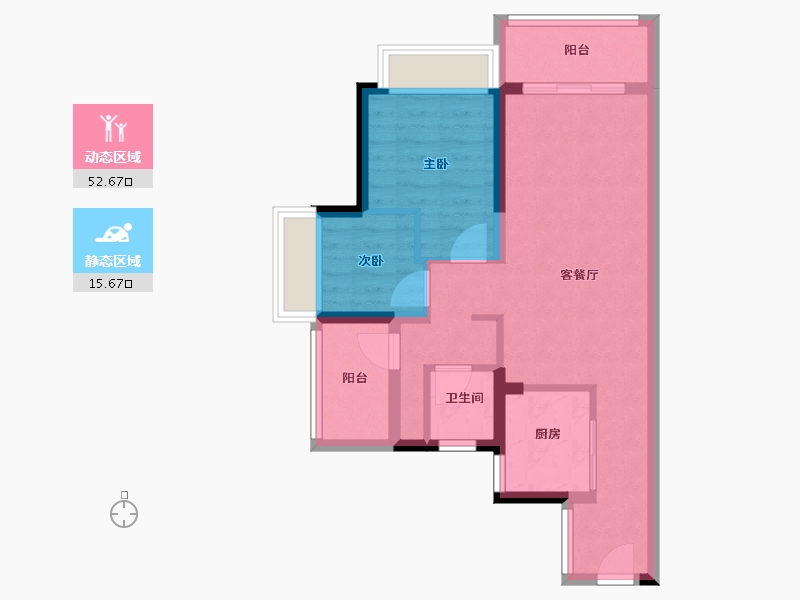 广东省-清远市-清远佳兆业城市广场-60.00-户型库-动静分区