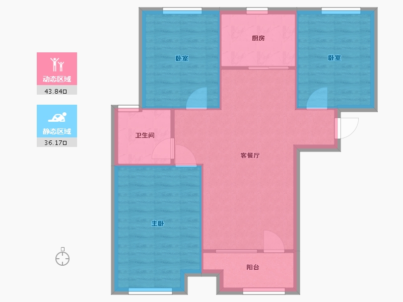 河北省-廊坊市-英国宫-四期-73.20-户型库-动静分区