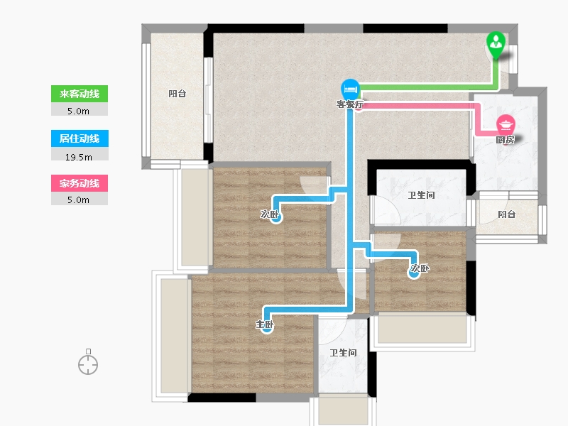 广东省-清远市-海港成天荷1号-75.22-户型库-动静线