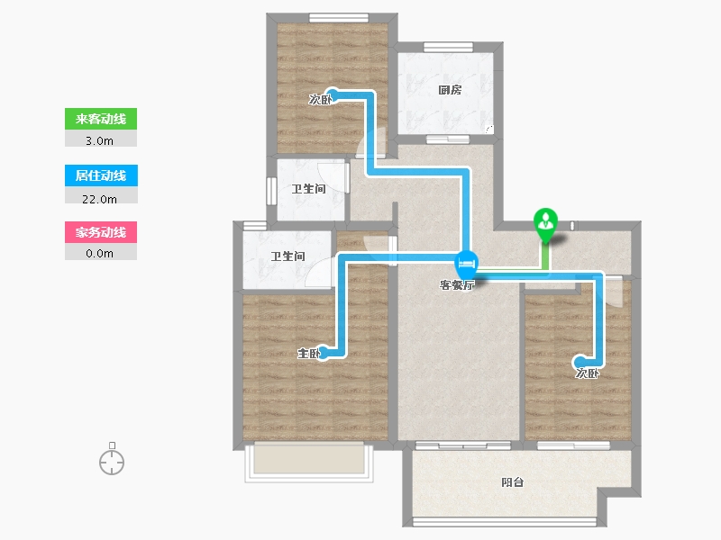 河南省-商丘市-睢县建业·学府上院-91.81-户型库-动静线