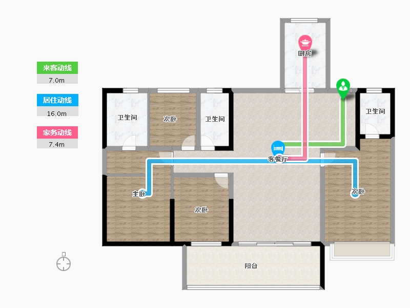 江西省-宜春市-樾江南-161.45-户型库-动静线