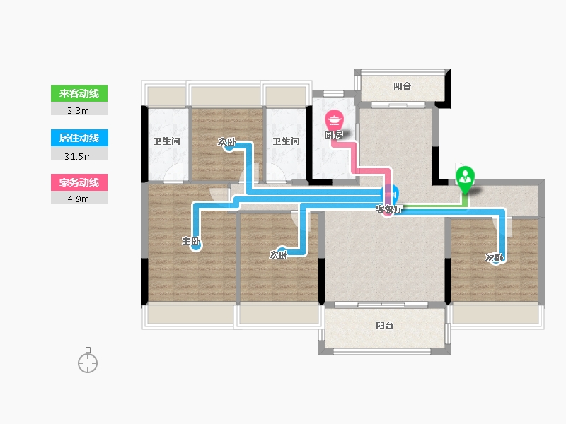 广东省-清远市-连山碧桂园凤凰印-112.01-户型库-动静线