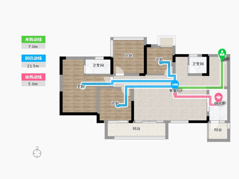 四川省-眉山市-彭山领地观江府-98.20-户型库-动静线