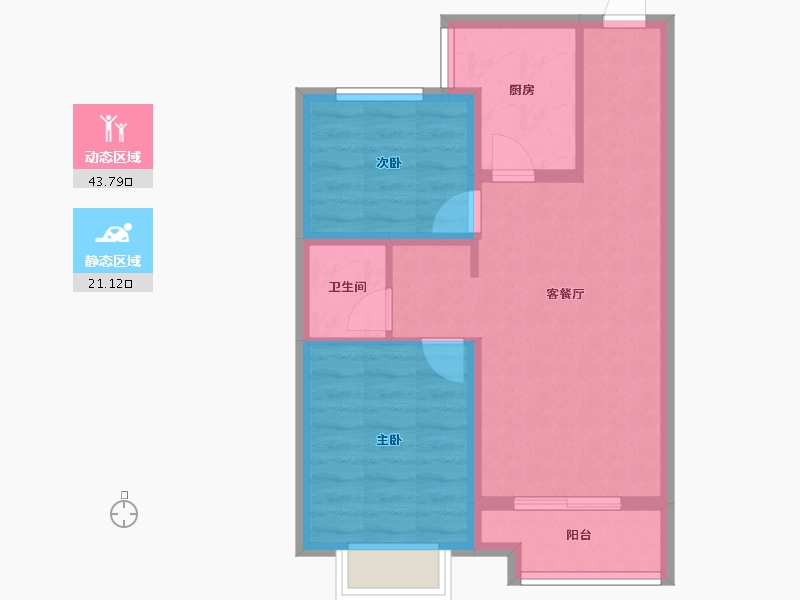 山西省-吕梁市-上水园-57.49-户型库-动静分区