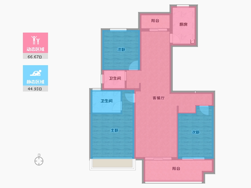 河南省-商丘市-睢县建业·学府上院-99.91-户型库-动静分区