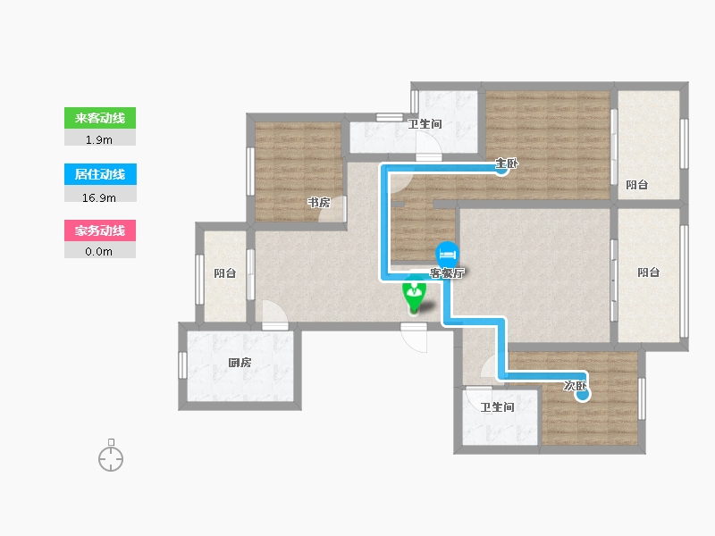 江苏省-连云港市-星河国际-118.98-户型库-动静线