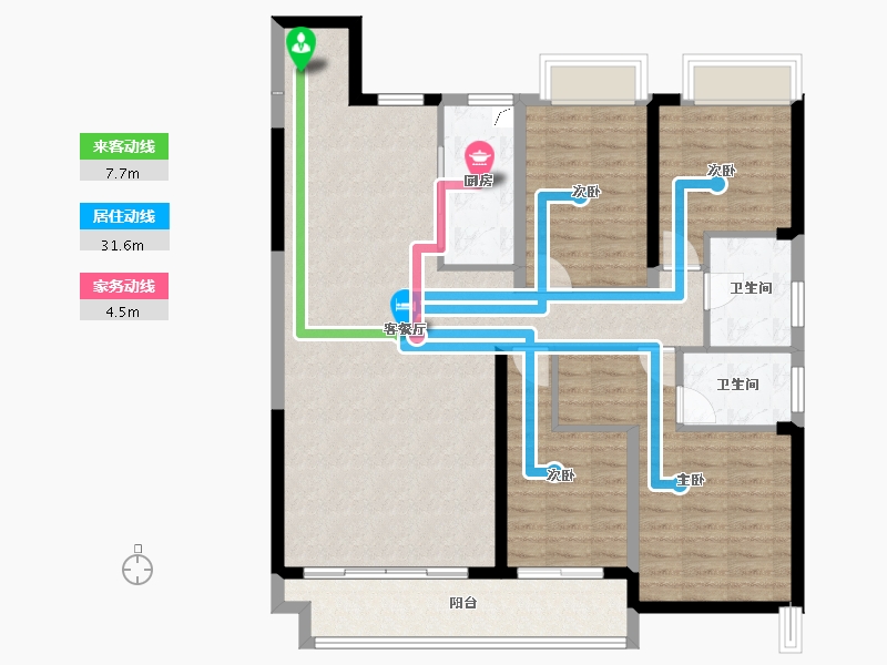 江西省-宜春市-汇金时代中心-114.69-户型库-动静线