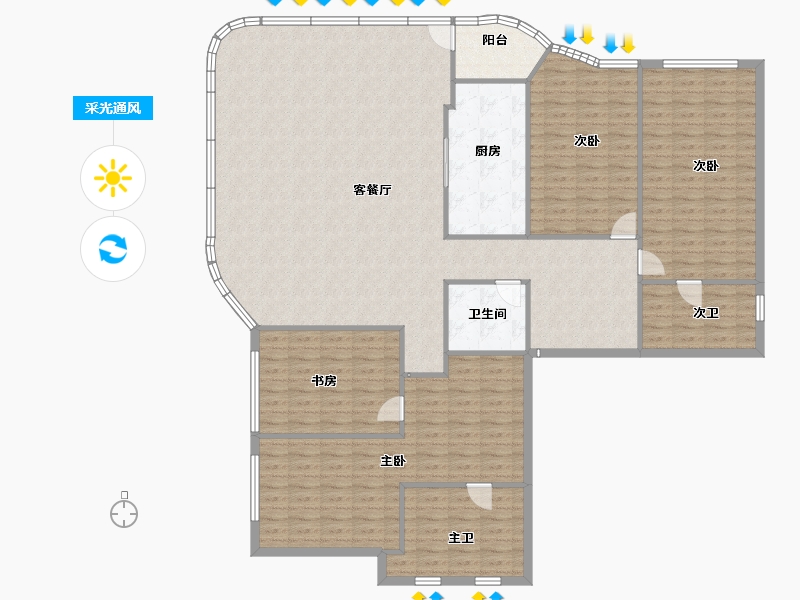 四川省-成都市-新希望D10天府-192.00-户型库-采光通风