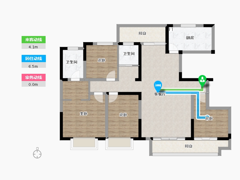 河南省-商丘市-康桥·知园-114.68-户型库-动静线