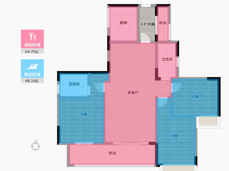 广西壮族自治区-桂林市-东舜状元世家-103.78-户型库-动静分区