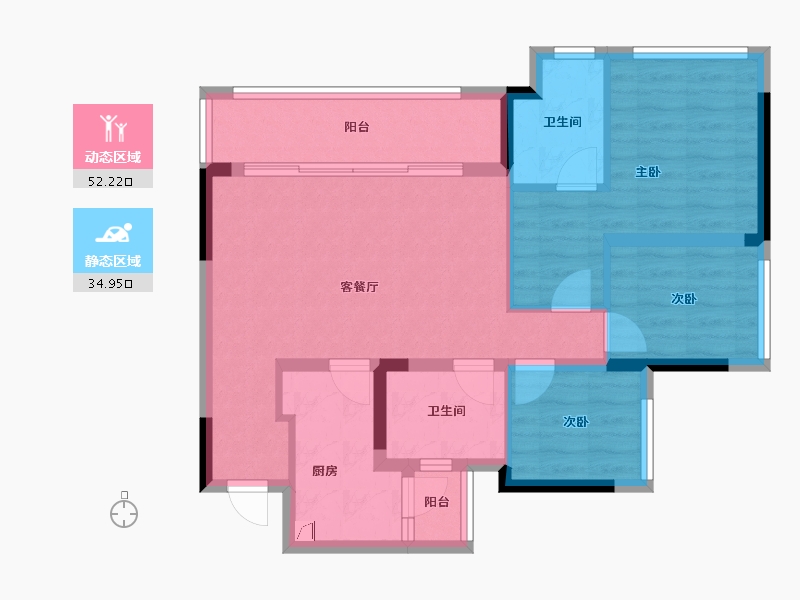 重庆-重庆市-海成轨道0309-77.15-户型库-动静分区