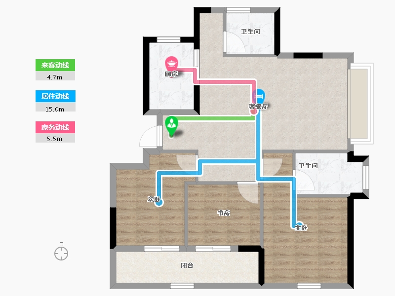 浙江省-湖州市-安吉慢谷-91.59-户型库-动静线