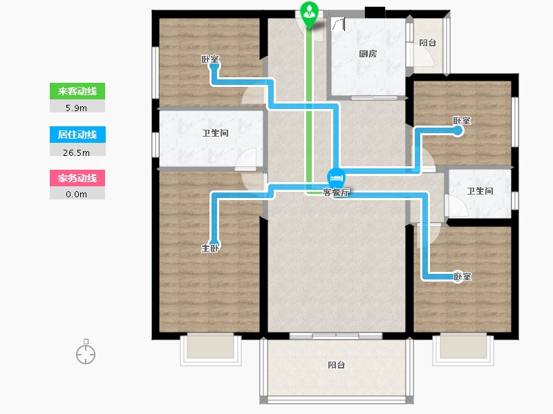 广东省-清远市-颐珑湾-112.79-户型库-动静线