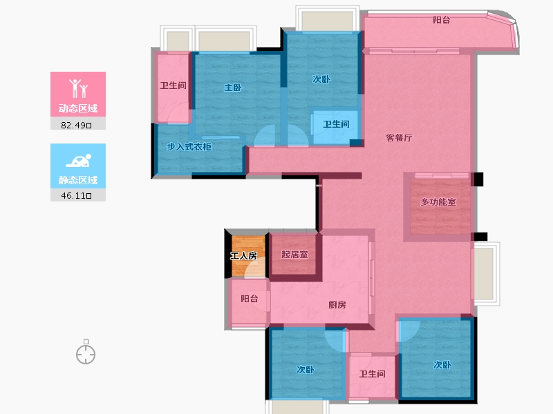 江西省-宜春市-天秀湾-114.18-户型库-动静分区