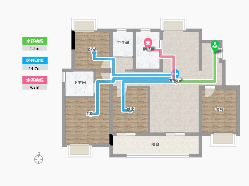 江西省-九江市-东投联盛学仕府-102.40-户型库-动静线