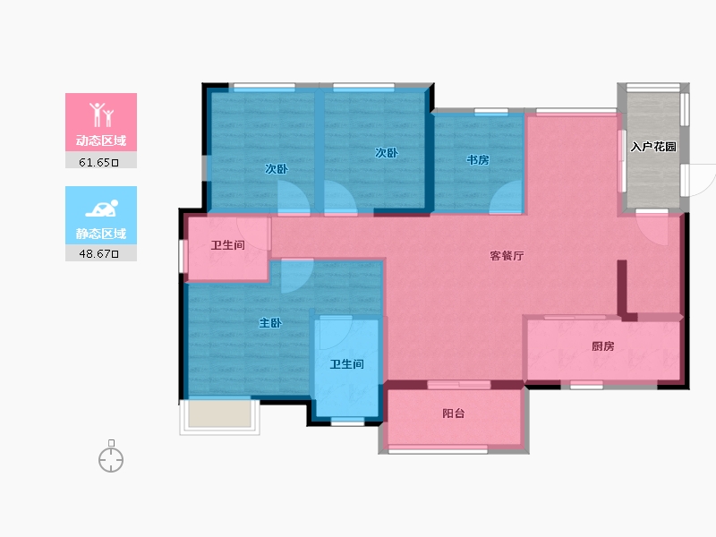 广东省-江门市-江悦城公园里-104.01-户型库-动静分区