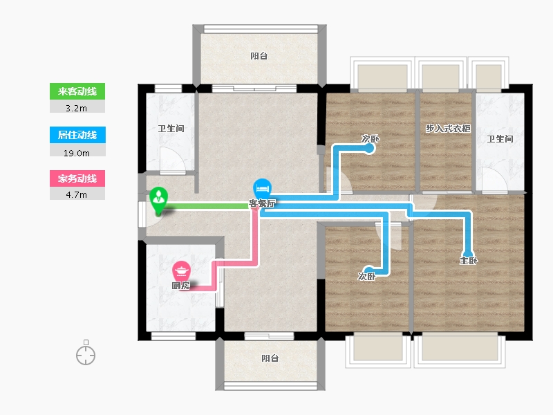 广东省-江门市-时代倾城(江门)-89.07-户型库-动静线