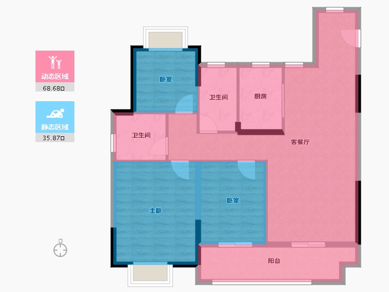 江西省-九江市-东投联盛学仕府-94.24-户型库-动静分区