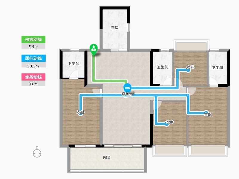 江西省-宜春市-樾江南-140.02-户型库-动静线