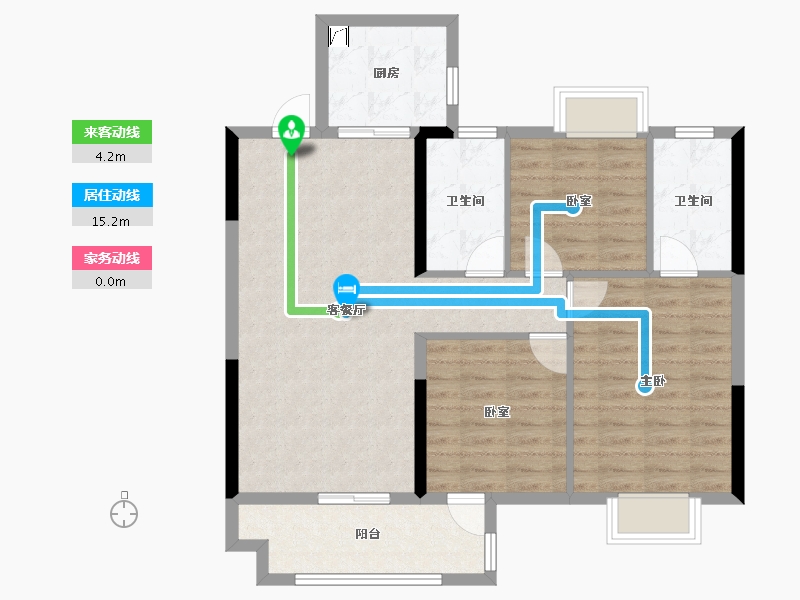 江西省-九江市-东投联盛学仕府-86.39-户型库-动静线