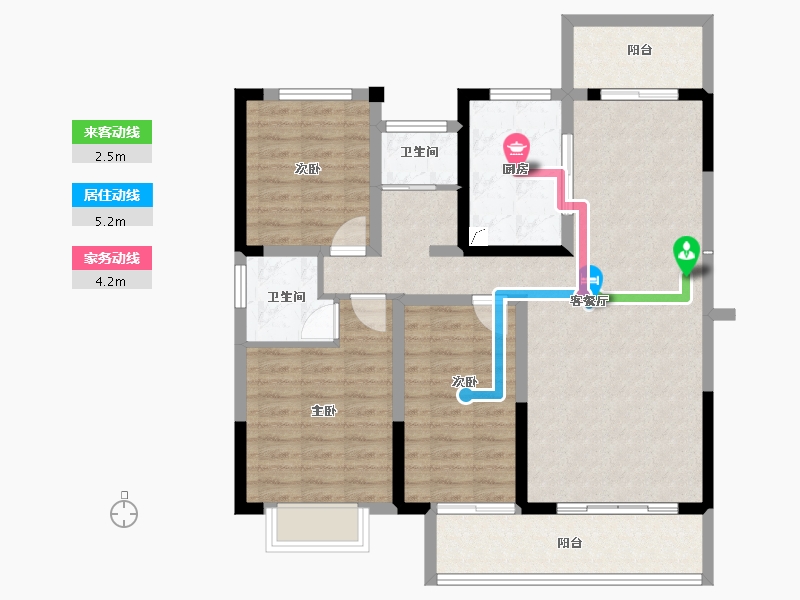 河南省-商丘市-康桥·知园-97.06-户型库-动静线