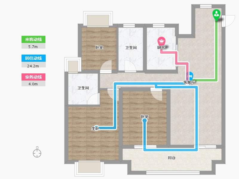 江西省-九江市-悦隽中央公园-89.60-户型库-动静线