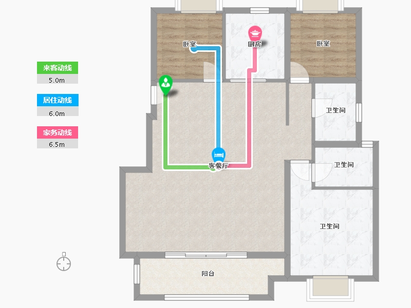 江西省-九江市-中海国际社区-99.77-户型库-动静线