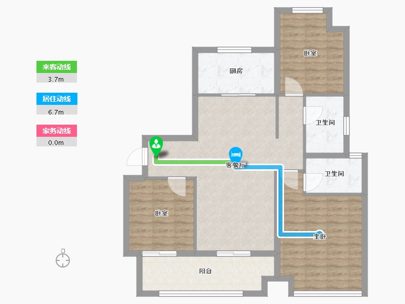 江西省-九江市-中海国际社区-91.20-户型库-动静线