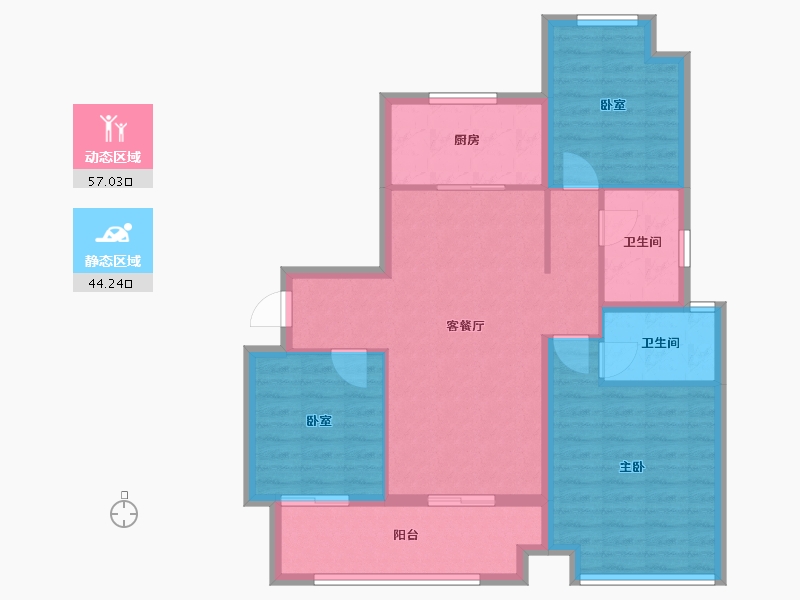 江西省-九江市-中海国际社区-91.20-户型库-动静分区