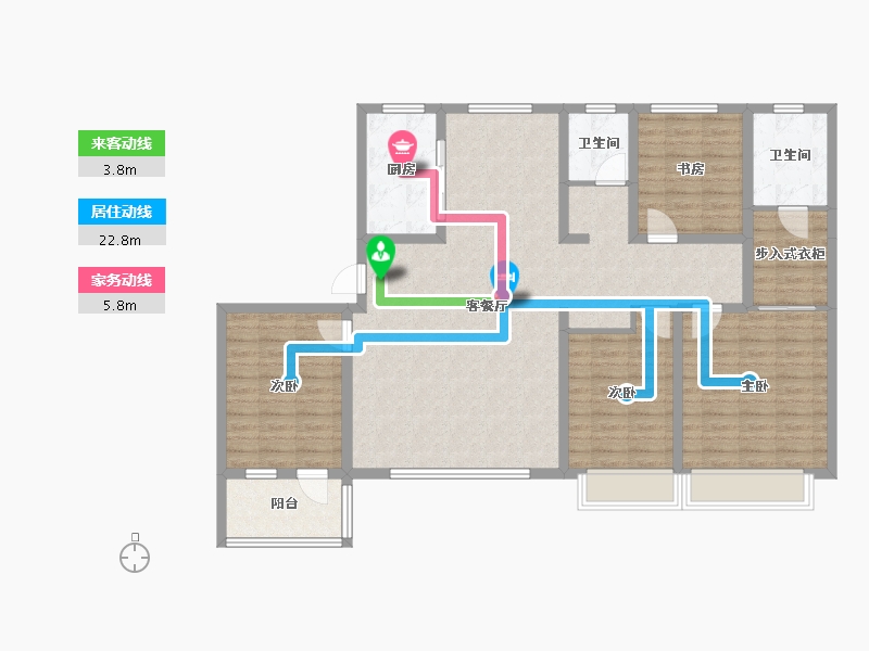 河北省-沧州市-沧兴青海一品-139.00-户型库-动静线