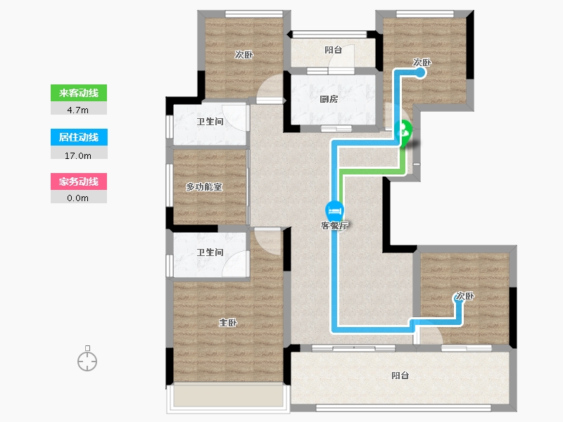 四川省-宜宾市-绿地宜宾城际空间站-113.12-户型库-动静线