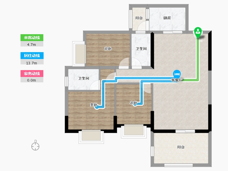 广东省-江门市-御凯名都-91.89-户型库-动静线