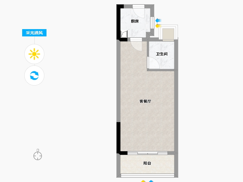 广东省-清远市-方圆豪美云山诗意-34.38-户型库-采光通风