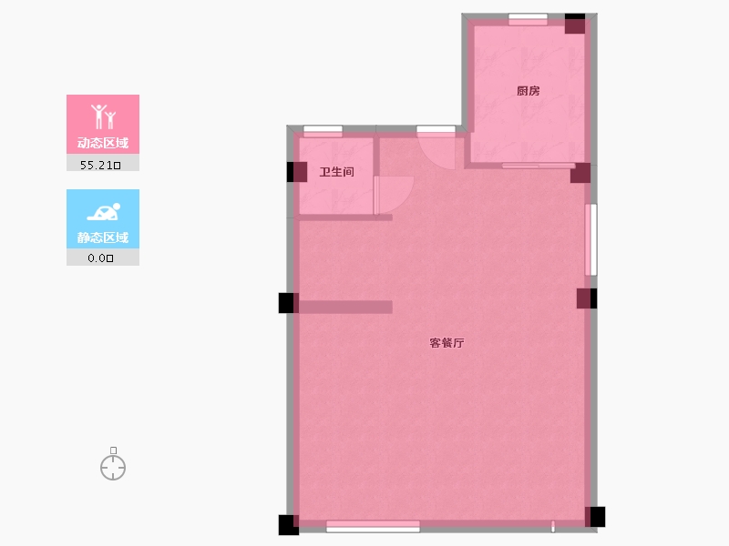 吉林省-吉林市-盈胜星光小区-214.00-户型库-动静分区