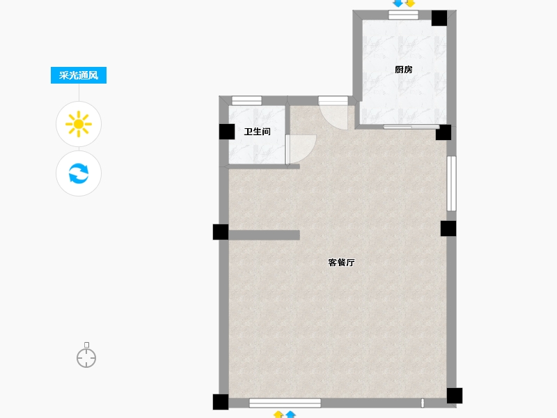 吉林省-吉林市-盈胜星光小区-214.00-户型库-采光通风