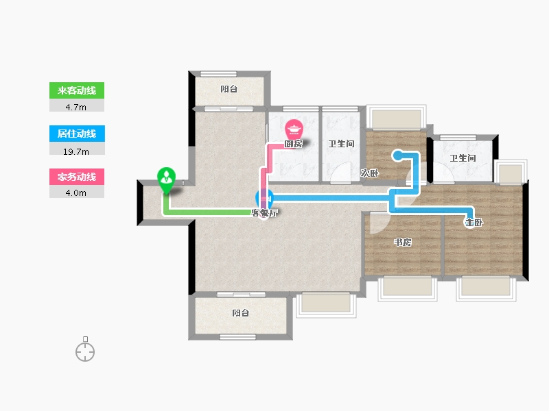 广东省-江门市-远洋·天成-97.17-户型库-动静线