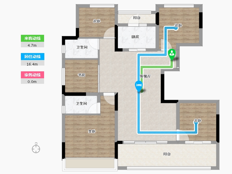 四川省-宜宾市-绿地宜宾城际空间站-112.80-户型库-动静线