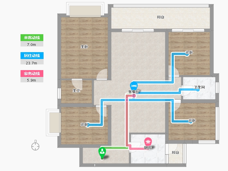 四川省-成都市-成都长虹天樾-112.00-户型库-动静线