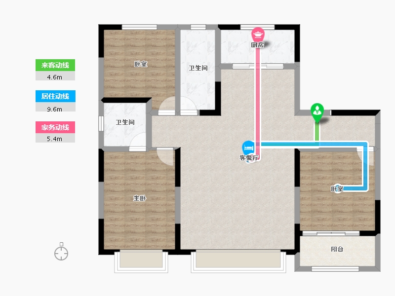 河北省-沧州市-正康开元一品-112.00-户型库-动静线