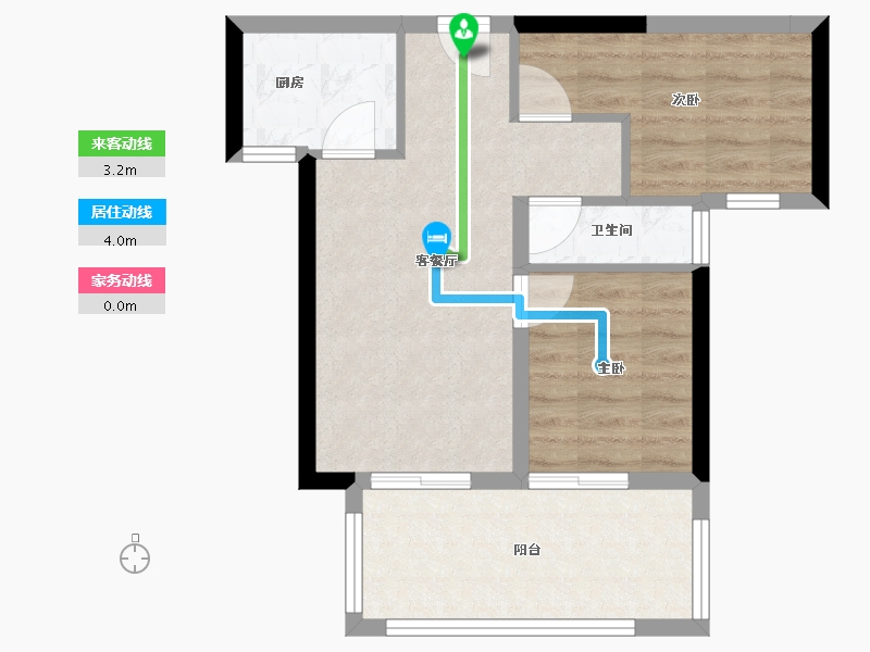 湖南省-郴州市-融华上品璟苑-52.29-户型库-动静线