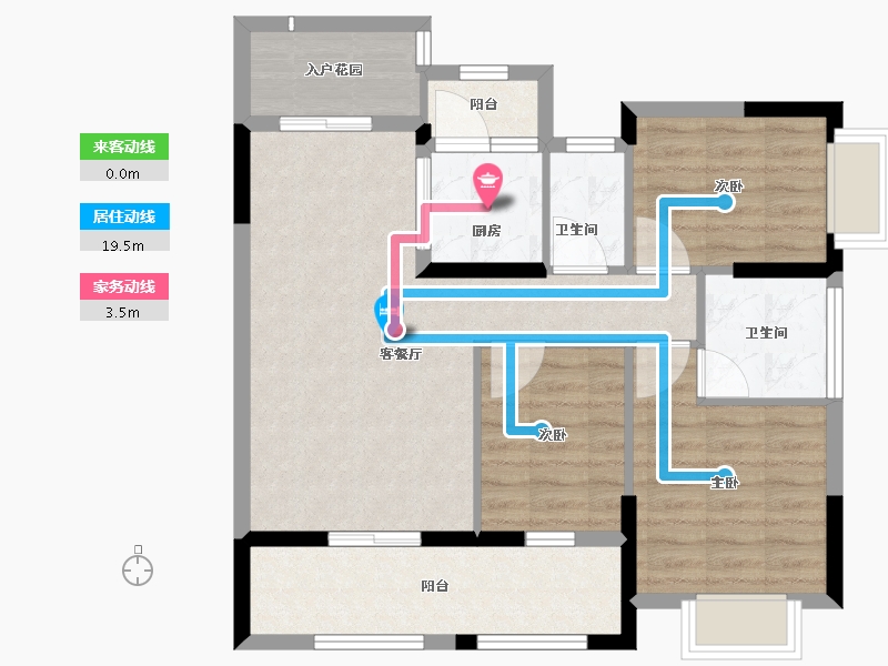 广东省-江门市-锦富·汇景湾-77.38-户型库-动静线