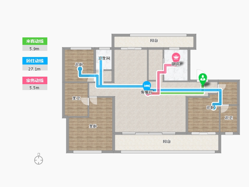 四川省-成都市-华发统建锦江首府-151.51-户型库-动静线