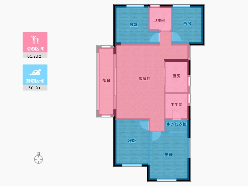 广西壮族自治区-柳州市-绿城杨柳郡-101.60-户型库-动静分区