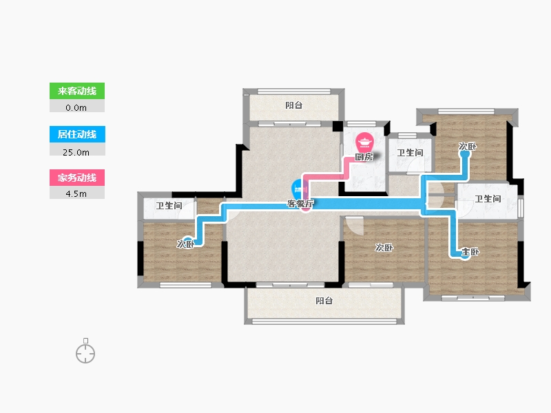 福建省-三明市-福建一建悦龙郡-110.00-户型库-动静线