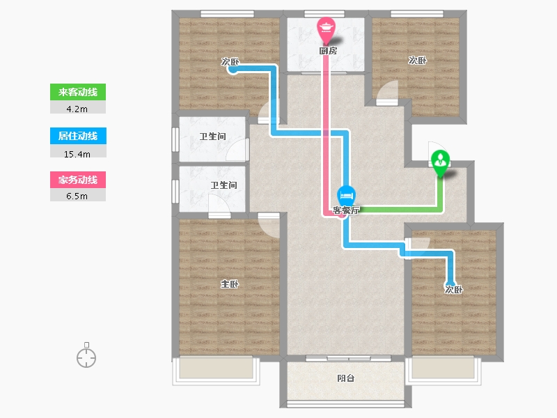 河南省-濮阳市-西湖学府-123.25-户型库-动静线