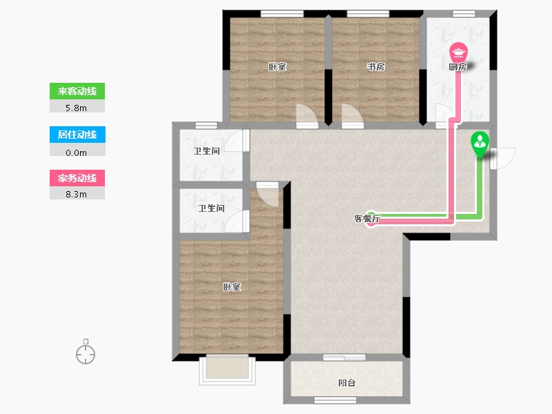 江苏省-镇江市-嘉荟新城-108.01-户型库-动静线