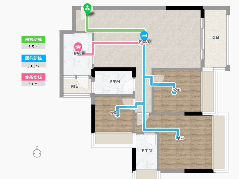 广东省-清远市-海港成天荷1号-82.83-户型库-动静线