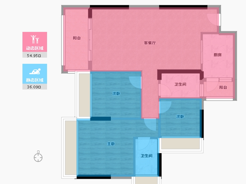 广东省-清远市-海港成天荷1号-81.88-户型库-动静分区