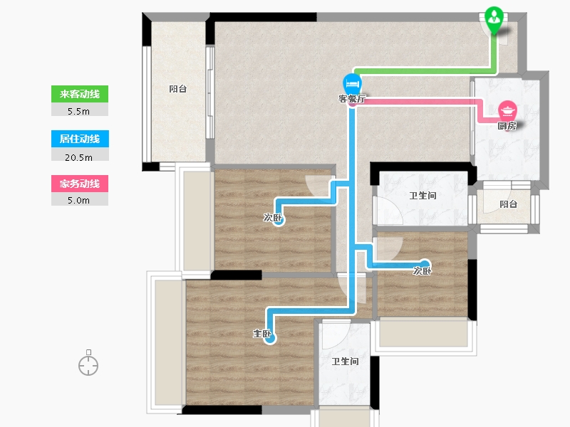 广东省-清远市-海港成天荷1号-82.26-户型库-动静线