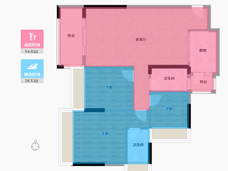 广东省-清远市-海港成天荷1号-82.26-户型库-动静分区